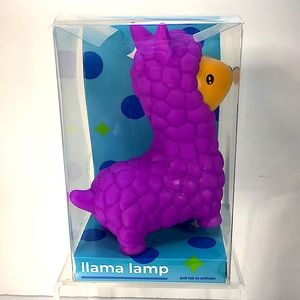 NEW LLAMA KIDS LAMP UNISEX PURPLE
